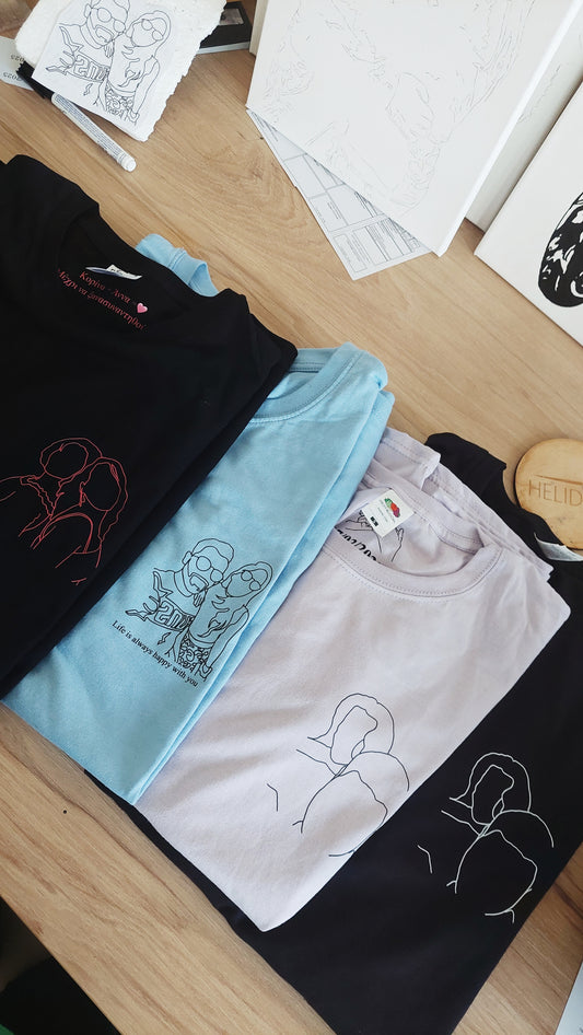 Τυπωμένο προσωποποιημένο Τ-Shirt